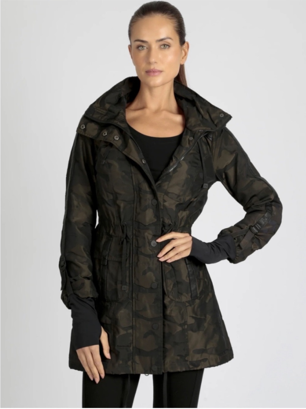 BLANC NOIR CAMO ANORAK JACKET TRUE CAMO SIZE SM LIKE NEW